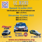 Rallye Le Mans + VHC + VHRS