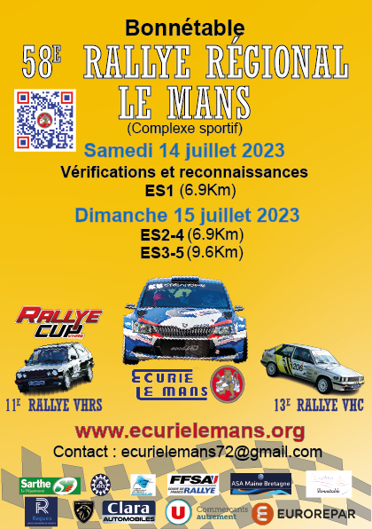 Rallye Le Mans + VHC + VHRS